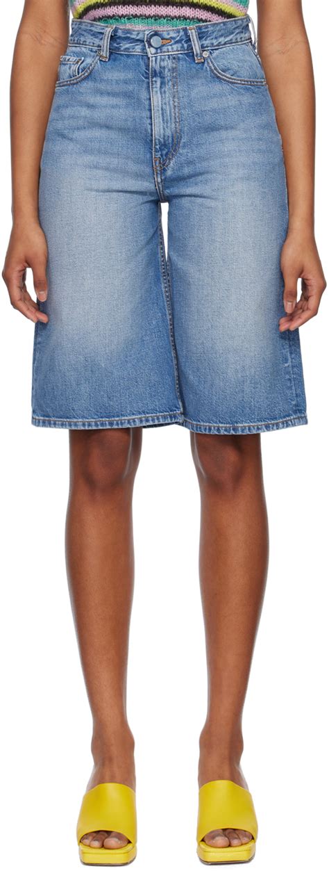 ganni jean shorts.